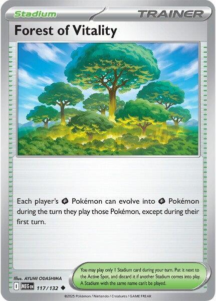 Forest of Vitality 117/132 card from ME01: Mega Evolution