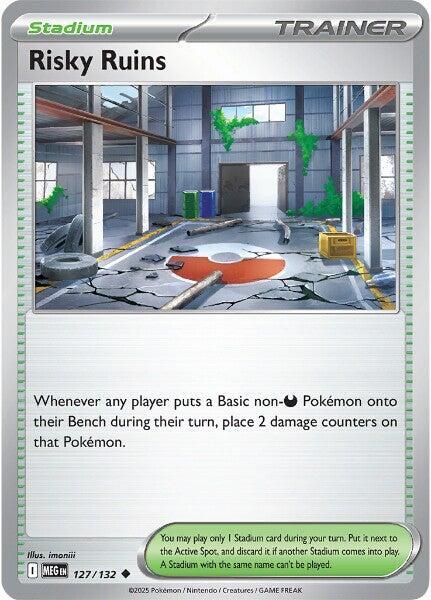 Risky Ruins 127/132 card from ME01: Mega Evolution
