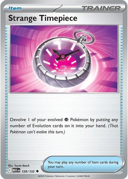 Strange Timepiece 128/132 card from ME01: Mega Evolution