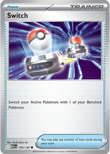 Switch 130/132 card from ME01: Mega Evolution