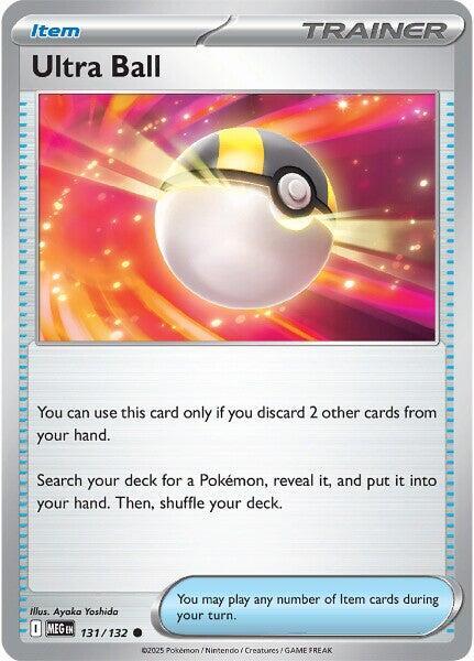 Ultra Ball 131/132 card from ME01: Mega Evolution