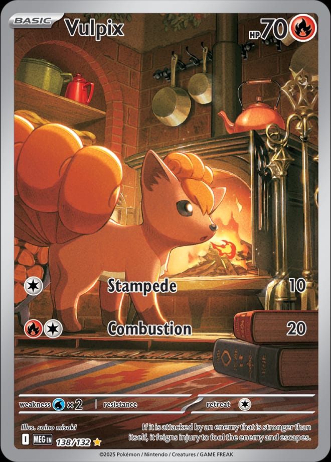 Vulpix 138/132 card from ME01: Mega Evolution
