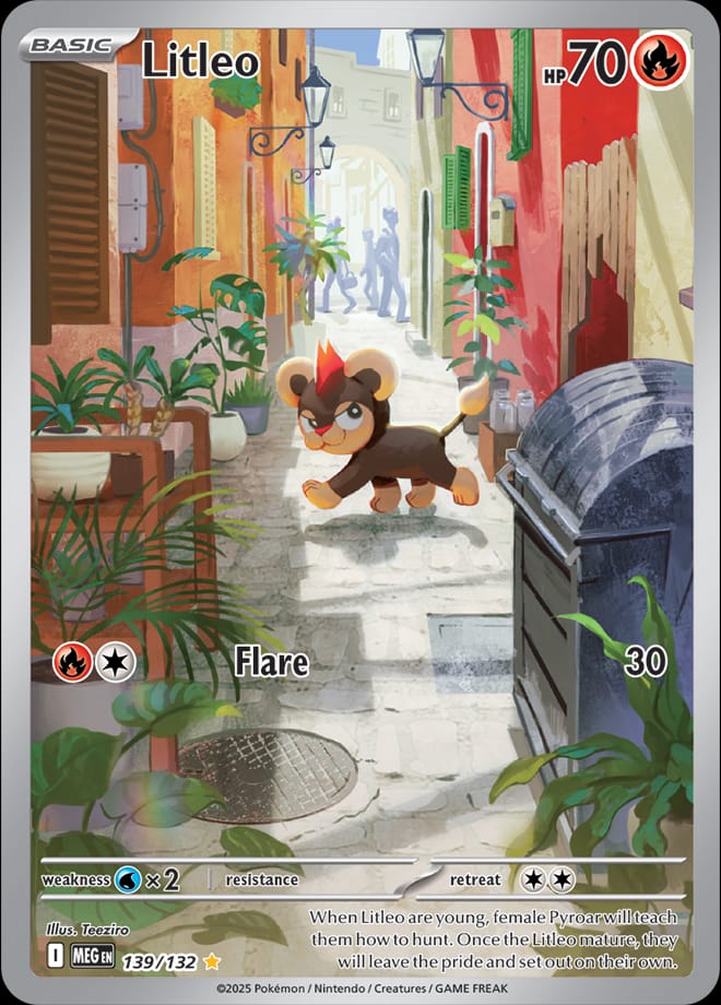 Litleo 139/132 card from ME01: Mega Evolution