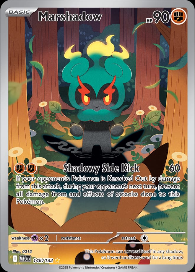Marshadow 146/132 card from ME01: Mega Evolution