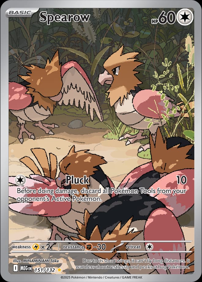 Spearow 151/132 card from ME01: Mega Evolution