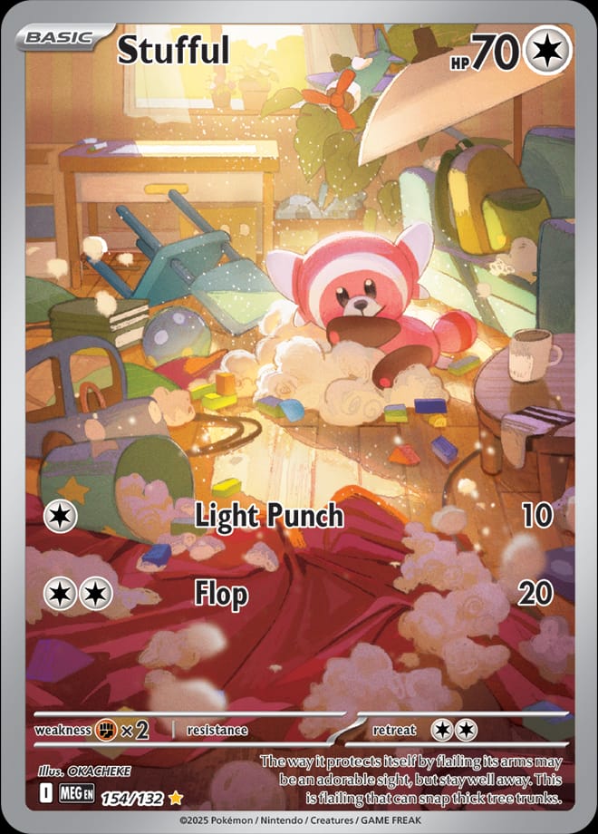Stufful 154/132 card from ME01: Mega Evolution