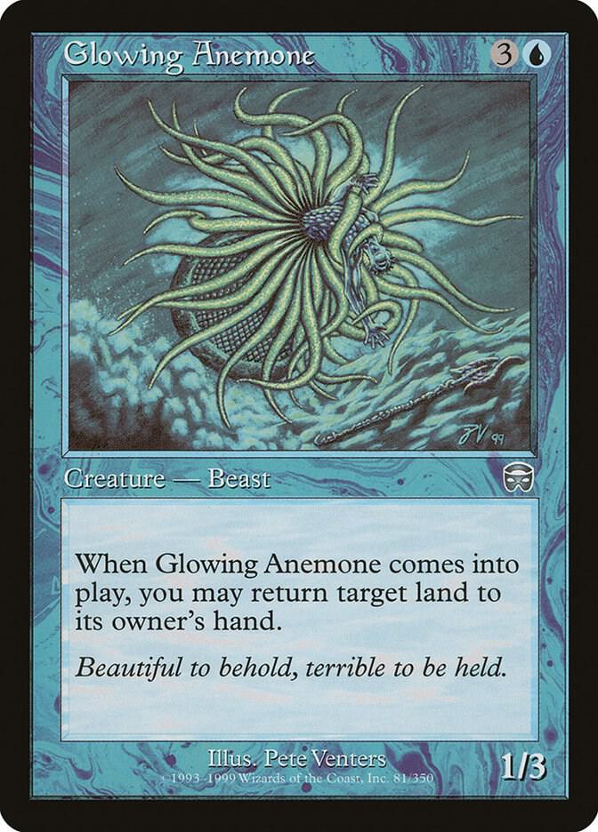 Glowing Anemone 81 card from Mercadian Masques