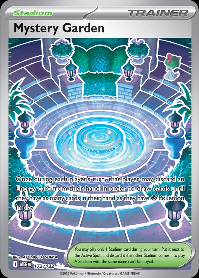 Mystery Garden 172/132 card from ME01: Mega Evolution