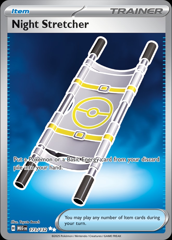 Night Stretcher 173/132 card from ME01: Mega Evolution