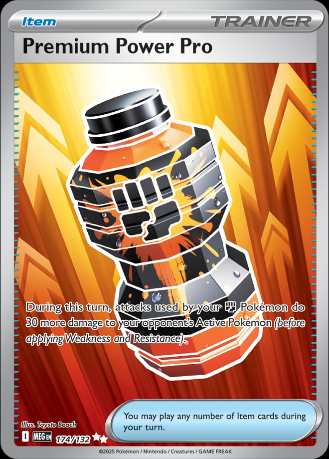 Premium Power Pro 174/132 card from ME01: Mega Evolution