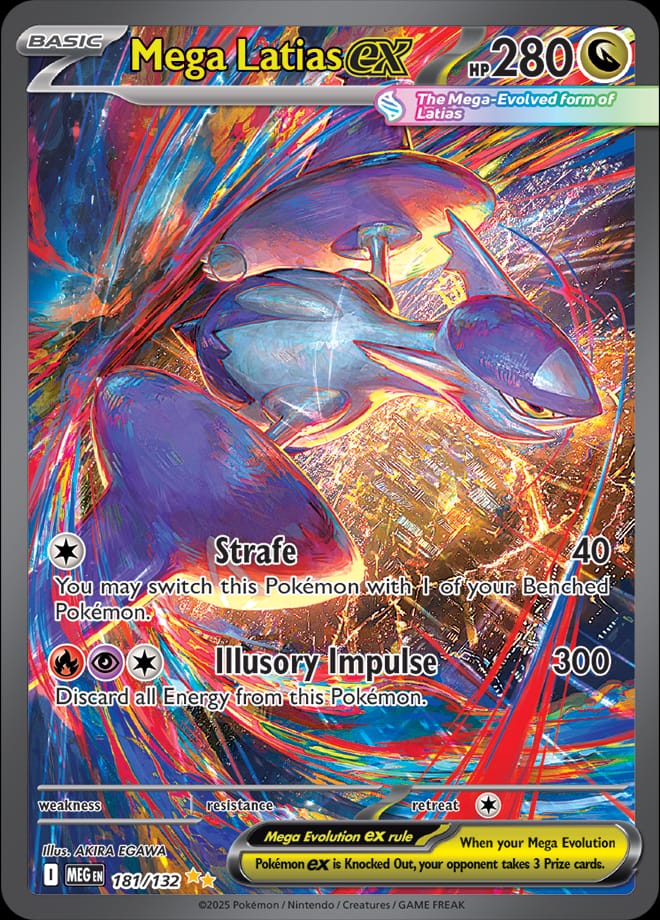 Mega Latias ex 181/132 card from ME01: Mega Evolution