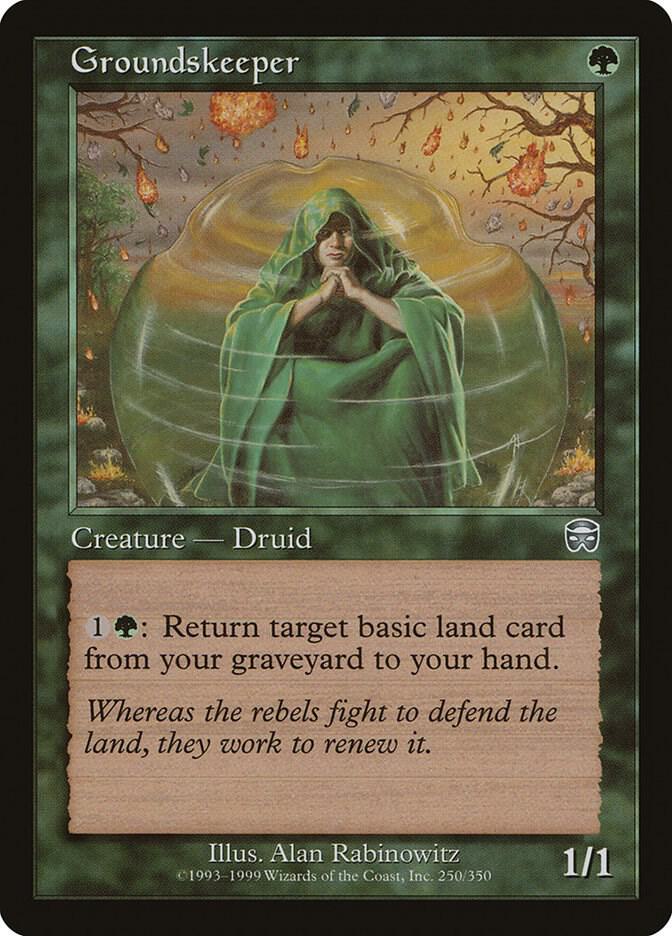 Groundskeeper 250 card from Mercadian Masques