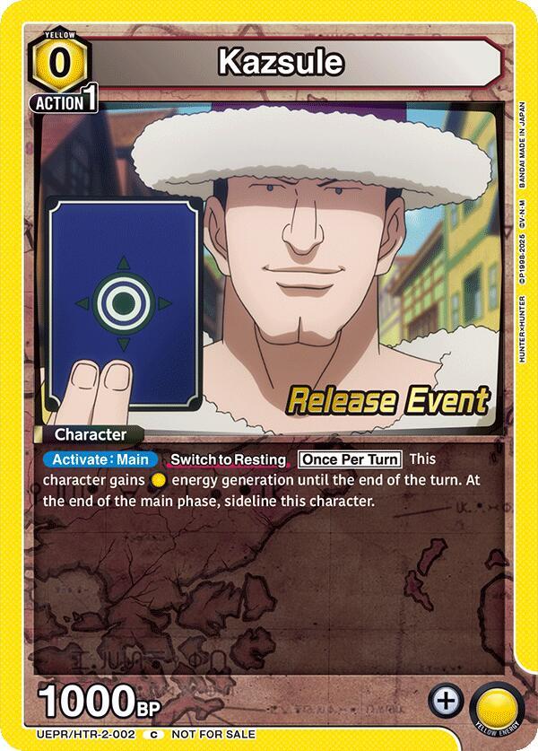 Kazsule UEX04BT/HTR-2-002 card from UEX04BT: HUNTER X HUNTER Vol.2 Release Event Cards