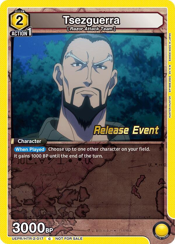 Tsezguerra UEPR/HTR-2-017 card from UEX04BT: HUNTER X HUNTER Vol.2 Release Event Cards