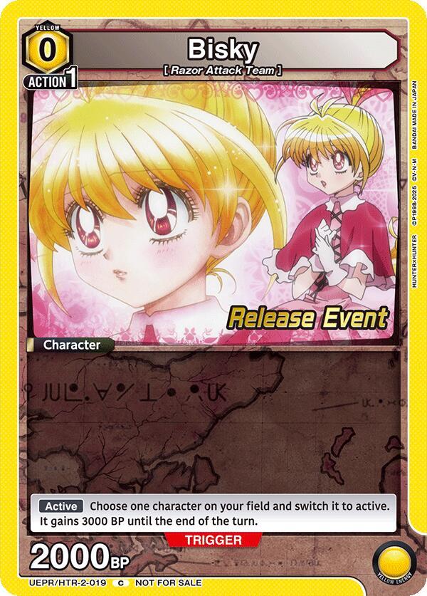 Bisky UEPR/HTR-2-019 card from UEX04BT: HUNTER X HUNTER Vol.2 Release Event Cards