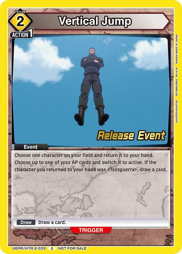 Vertical Jump UEPR/HTR-2-033 card from UEX04BT: HUNTER X HUNTER Vol.2 Release Event Cards
