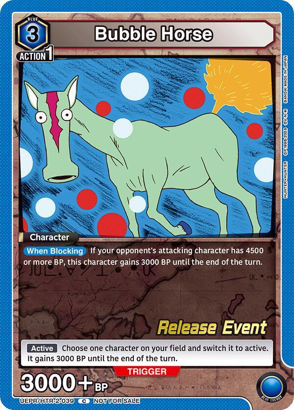 Bubble Horse UEPR/HTR-2-039 card from UEX04BT: HUNTER X HUNTER Vol.2 Release Event Cards