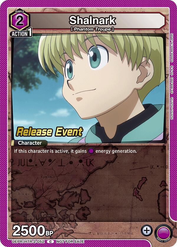 Shalnark UEPR/HTR-2-052 card from UEX04BT: HUNTER X HUNTER Vol.2 Release Event Cards