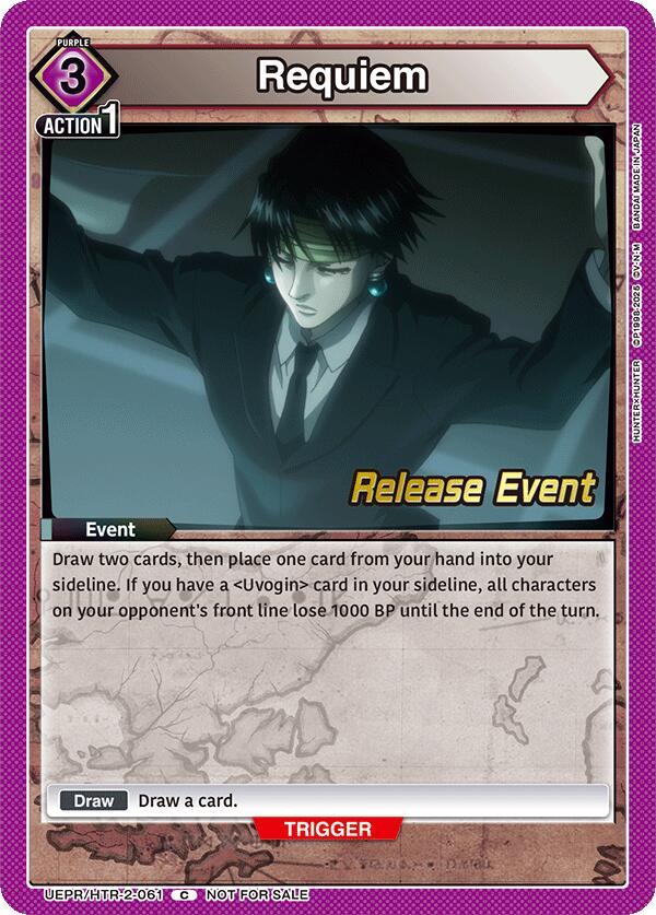 Requiem UEPR/HTR-2-061 card from UEX04BT: HUNTER X HUNTER Vol.2 Release Event Cards