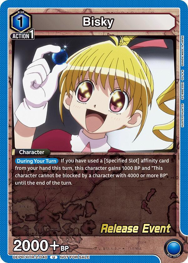 Bisky UEPR/HTR-2-040 card from UEX04BT: HUNTER X HUNTER Vol.2 Release Event Cards