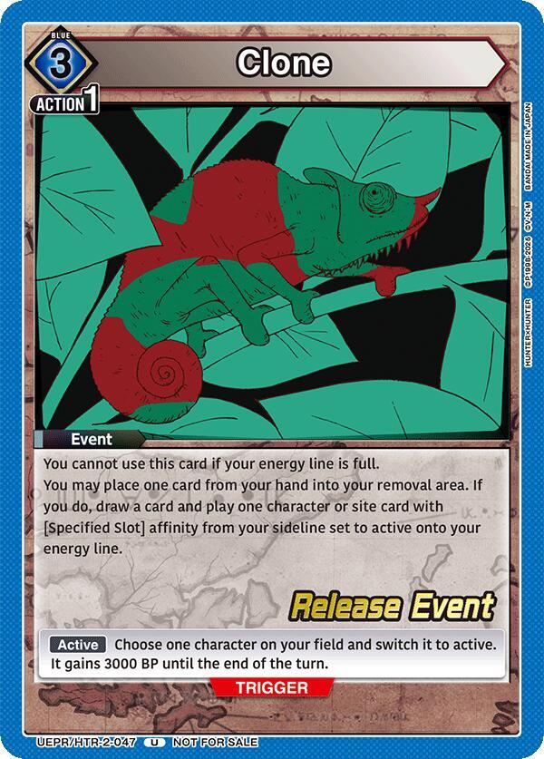 Clone UEPR/HTR-2-047 card from UEX04BT: HUNTER X HUNTER Vol.2 Release Event Cards