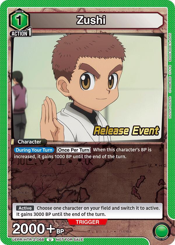 Zushi UEPR/HTR-2-068 card from UEX04BT: HUNTER X HUNTER Vol.2 Release Event Cards