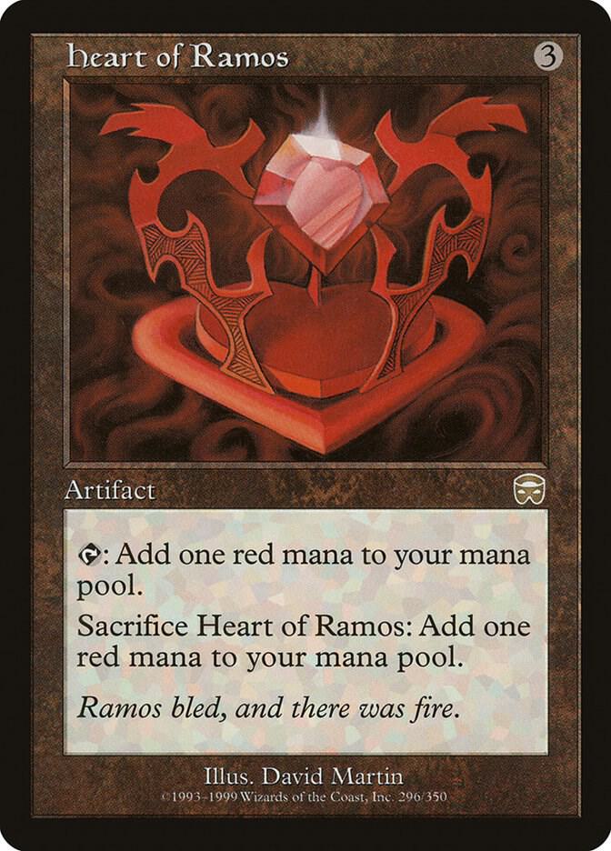 Heart of Ramos 296 card from Mercadian Masques
