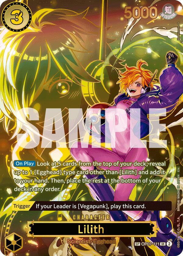 Lilith (SP) OP07-111 card from Carrying On His Will