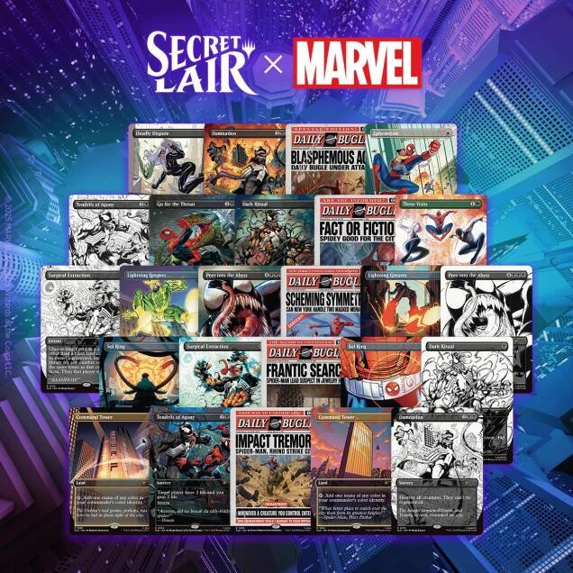 Secret Lair Drop: Secret Lair x Marvel's Spider-Man: The Non-Foil Web-Slinger Bundle card from Secret Lair Drop Series