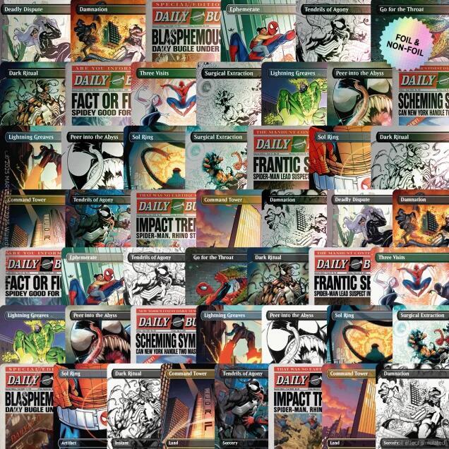 Secret Lair Drop: Secret Lair x Marvel's Spider-Man: The Amazing Everything Bundle card from Secret Lair Drop Series