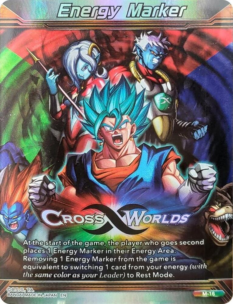 Energy Marker - Cross Worlds (Silver) M-16 card from Prismatic Clash