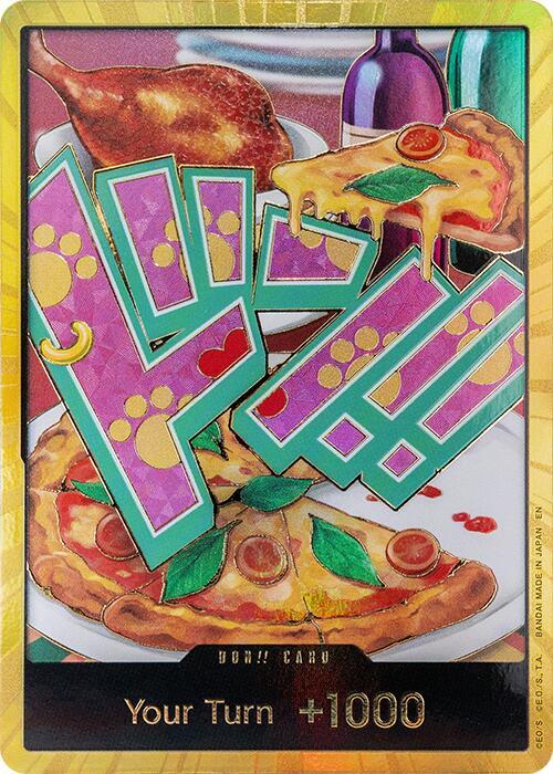 DON!! Card (Bonney) (Gold) card from Premium Booster -The Best- Vol. 2