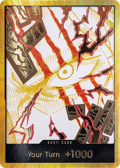 DON!! Card (Shanks) (Gold) card from Premium Booster -The Best- Vol. 2