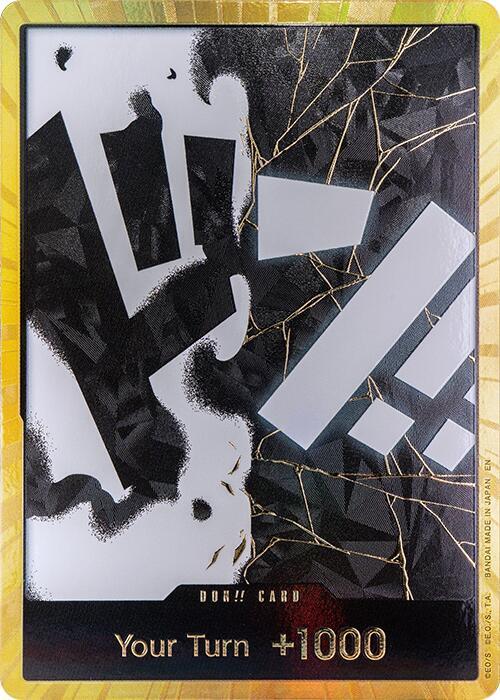 DON!! Card (Teach) (Gold) card from Premium Booster -The Best- Vol. 2