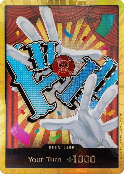 DON!! Card (Buggy) (Gold) card from Premium Booster -The Best- Vol. 2