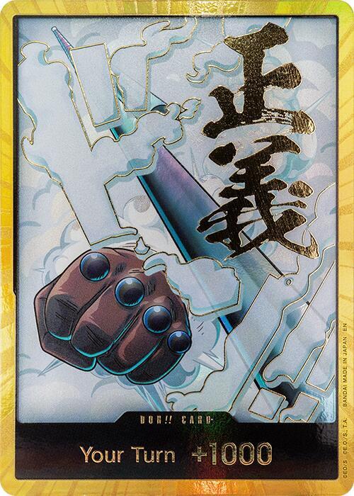 DON!! Card (Smoker) (Gold) card from Premium Booster -The Best- Vol. 2