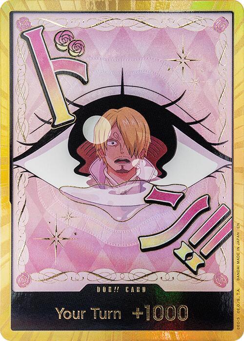DON!! Card (Pudding) (Gold) card from Premium Booster -The Best- Vol. 2