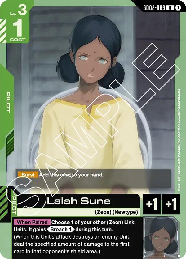 Lalah Sune GD02-089 card from Dual Impact