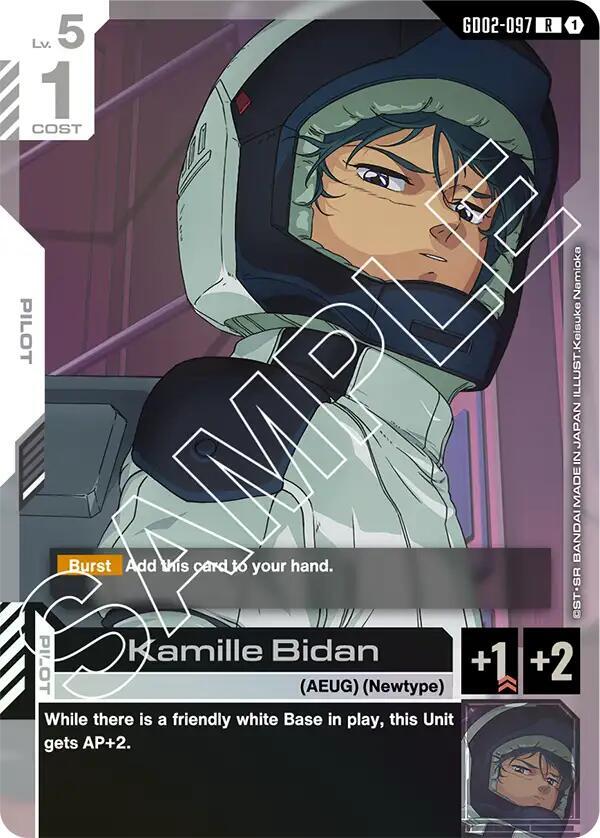 Kamille Bidan GD02-097 card from Dual Impact
