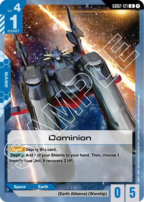 Dominion GD02-121 card from Dual Impact