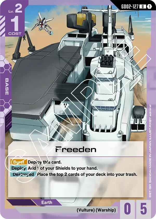 Freeden GD02-127 card from Dual Impact
