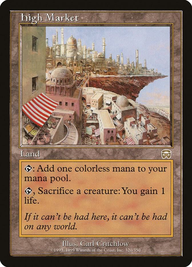 High Market 320 card from Mercadian Masques