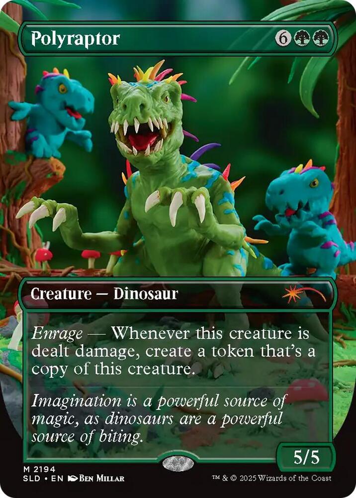 Polyraptor 2194 card from Secret Lair Drop Series