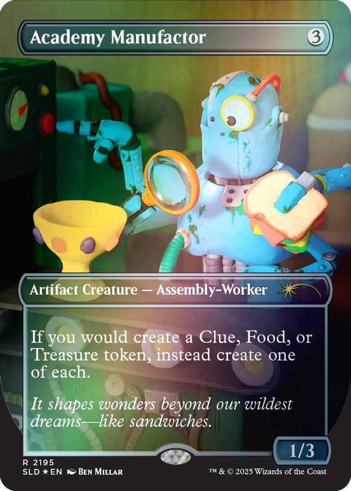 Academy Manufactor (Rainbow Foil) 2195 card from Secret Lair Drop Series