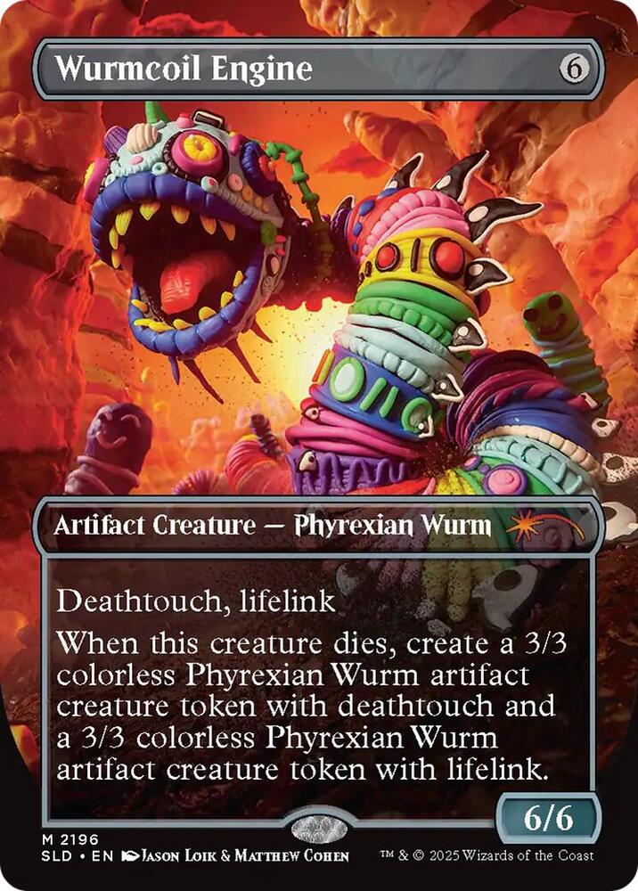 Wurmcoil Engine 2196 card from Secret Lair Drop Series