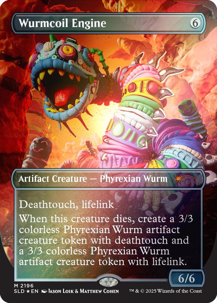 Wurmcoil Engine (Rainbow Foil) 2196 card from Secret Lair Drop Series