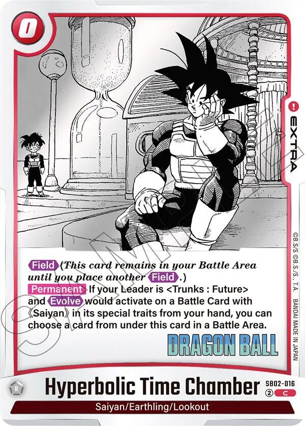 Hyperbolic Time Chamber SB02-016 card from Manga Booster 02