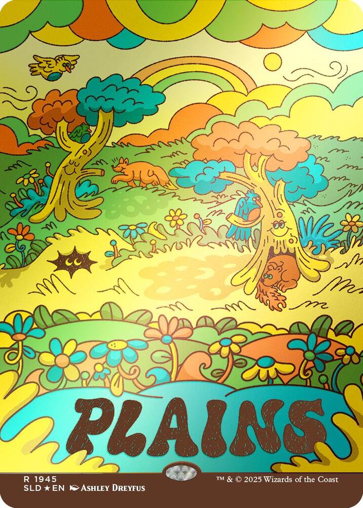 Plains (Rainbow Foil) 1945 card from Secret Lair Drop Series
