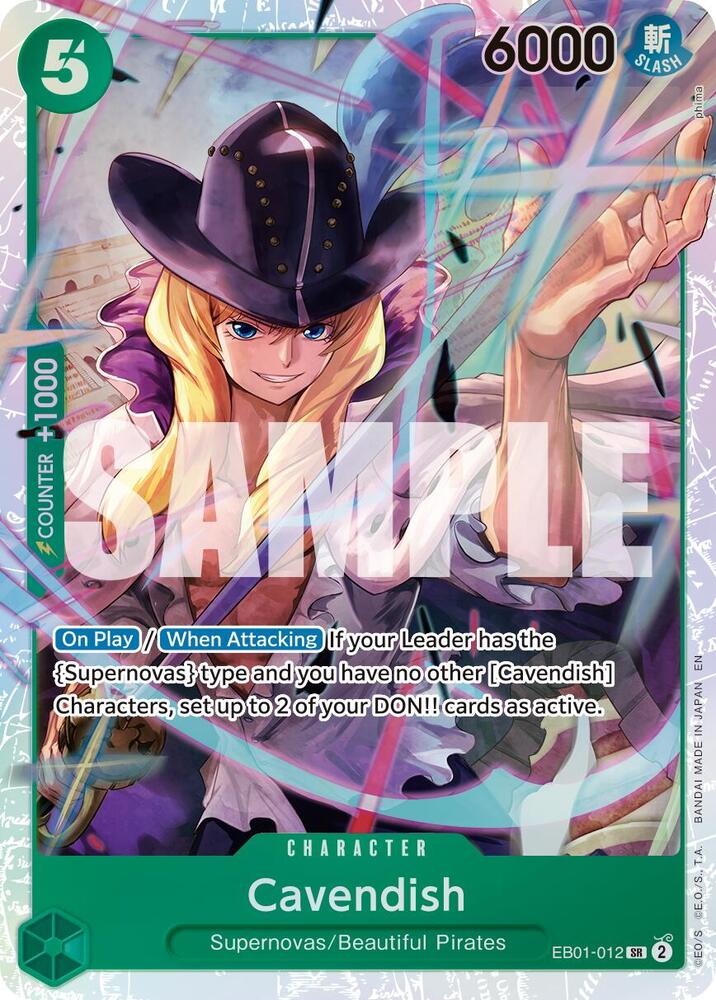 Cavendish (Reprint) EB01-012 card from Premium Booster -The Best- Vol. 2