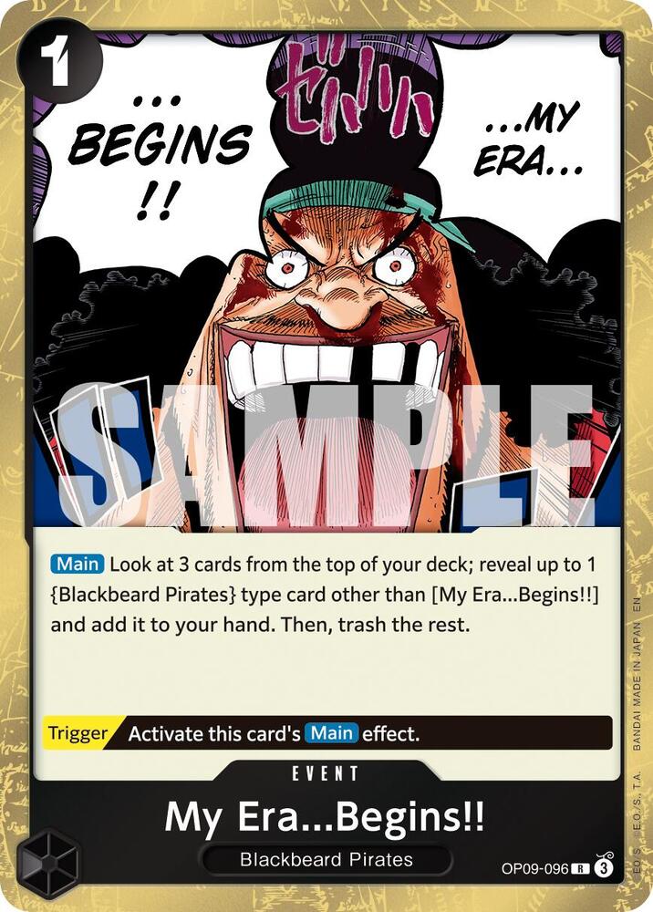 My Era...Begins!! (Reprint) OP09-096 card from Premium Booster -The Best- Vol. 2